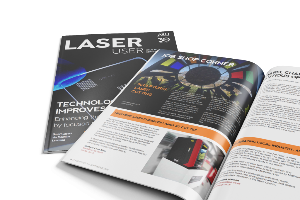 Laser User Magazine issue 117 from AILU
