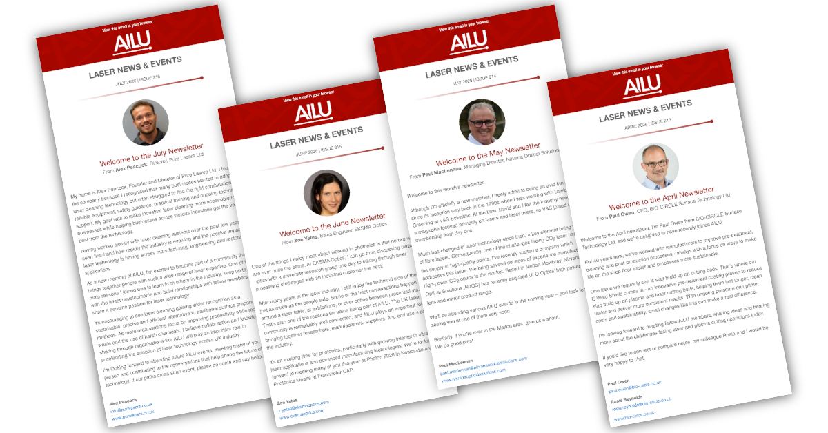 AILU monthly newsletter